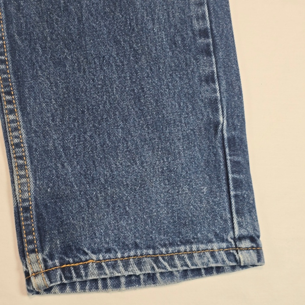 Levis 505 Regular Fit Straight Leg Jeans Mens 34x29 Blue Denim 00505-0216 - Picture 5 of 16